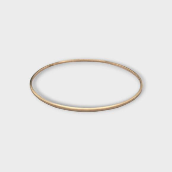 Vintage Krementz Gold-Tone Bangle Bracelet - Picture 2 of 7